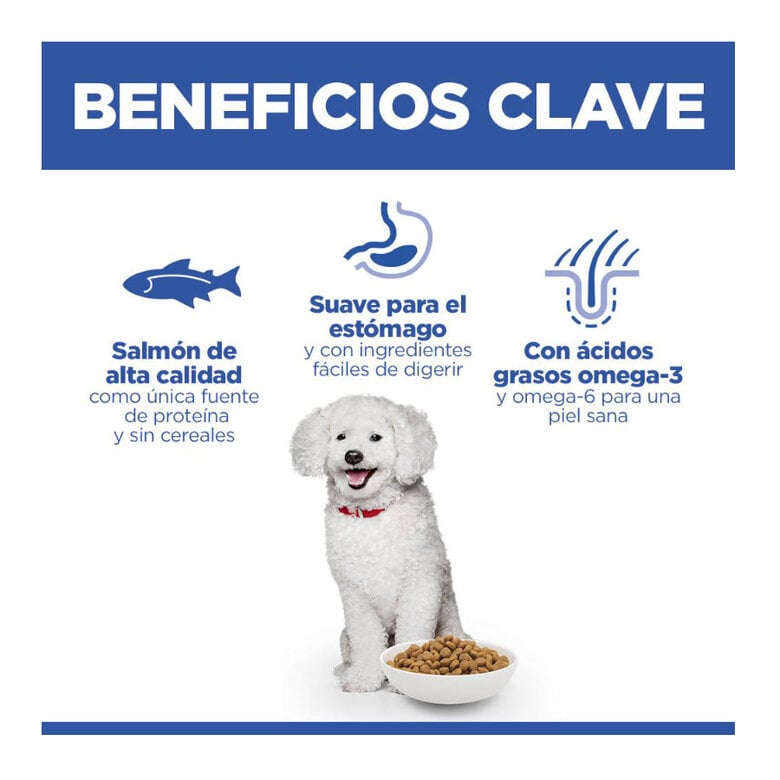 1.5 kg Hill's Science Plan Hipoalergénico Small y Mini Salmón pienso para perros,  Imagen numero 4 1.5 kg Hill's Science Plan Hipoalergénico Small y Mini Salmón pienso para perros, , large Imagen numero 4
