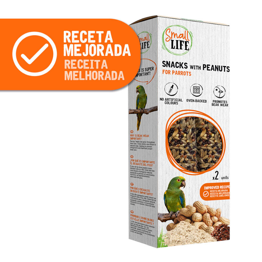 2 barritas Small Life Barritas Snack con cacahuetes para loros, , large Imagen numero 2