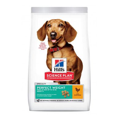 Hill's Small & Mini Adult Science Plan Perfect Weight Pollo pienso para perros