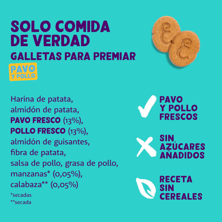 Edgard &amp; Cooper Galletas de Pavo snack para perros thumbnail