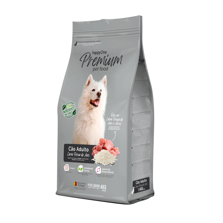 happyOne Premium Adult Carne Fresca de Aves pienso para perros