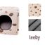 Leeby Cama Cueva Estampado de Erizos para gatos, , large indicador imagen numero 4