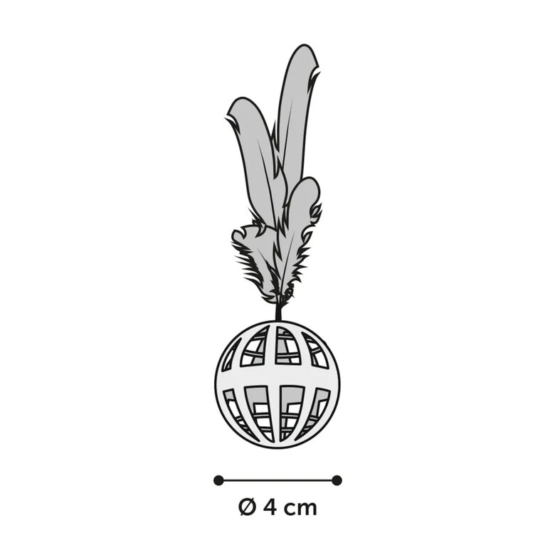 Flamingo Dian Pelota con Cascabel para gatos,  Imagen numero 3 Flamingo Dian Pelota con Cascabel para gatos, , large Imagen numero 3