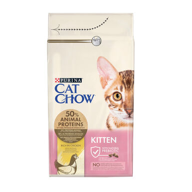 Cat Chow Kitten comida para gatos cachorros carne