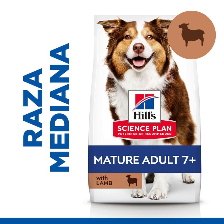 Hill&#039;s Science Plan Mature Adult Medium Cordero pienso para perros thumbnail