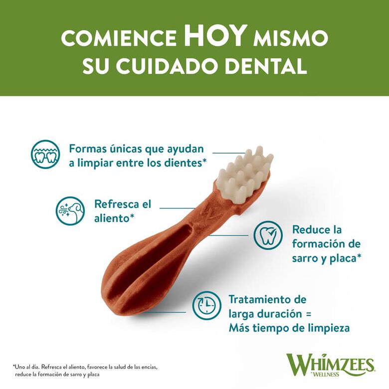 Whimzees Snacks Dentales para perros de razas medianas thumbnail