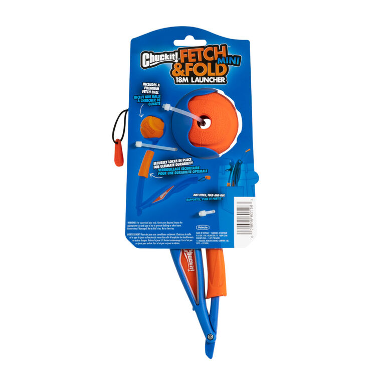 Chuckit! Fetch &amp; Fold Lanza Pelotas Mini para perros thumbnail