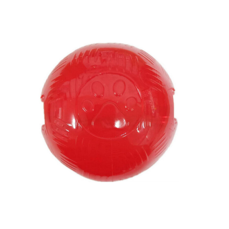 Tootoy! Pelota Toughie Rubber de Goma Roja para perros, , large Imagen numero 3