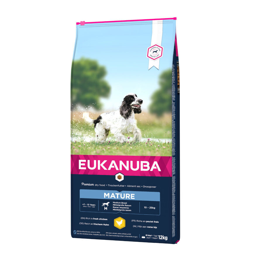 12 kg Eukanuba Mature&Senior Medium pienso para perros, , large Imagen numero 1