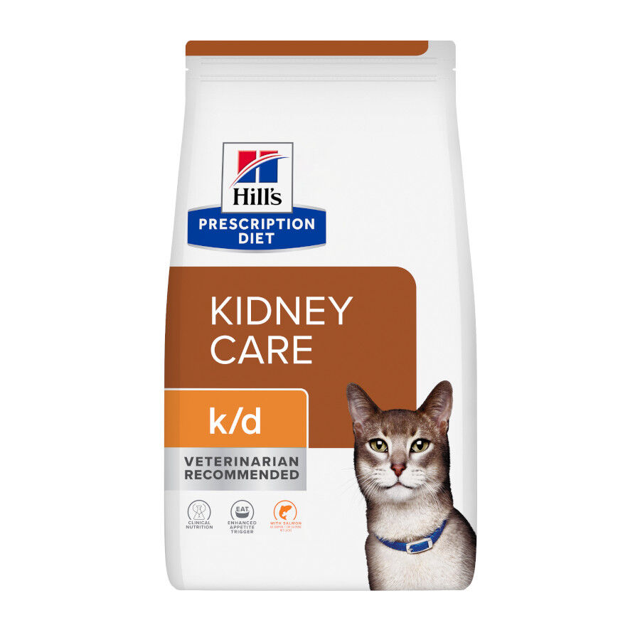 3 kg Hill's Prescription Diet kidney Care k/d salm&oacute;n pienso para gato, , large Imagen numero 1