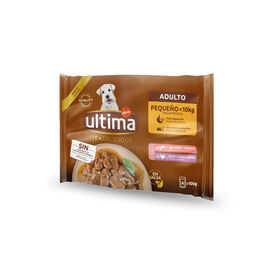 Ultima Fit & Delicious Adult Salm&oacute;n y Pavo Sobre en Salsa para perros - Multipack