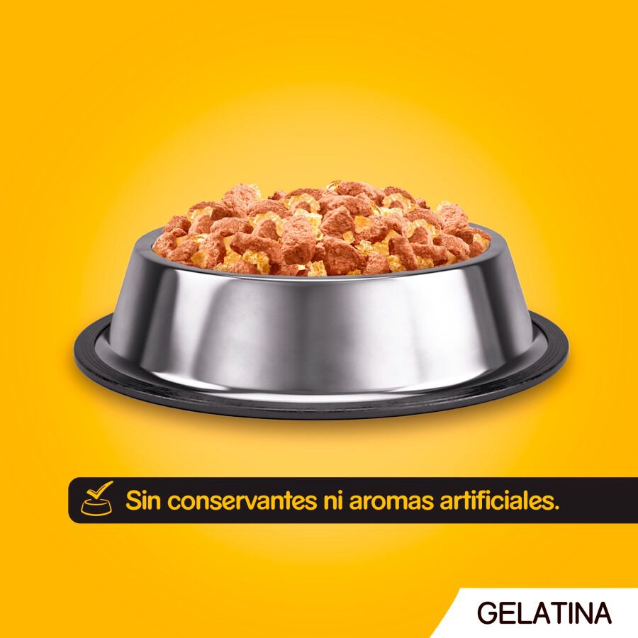 4 sobres x 100 g Pedigree Pollo y Pescado Gelatina en Bolsita para Perros, , large Imagen numero 2