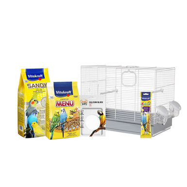 Small Life Kit de iniciación para periquitos y pájaros pequeños