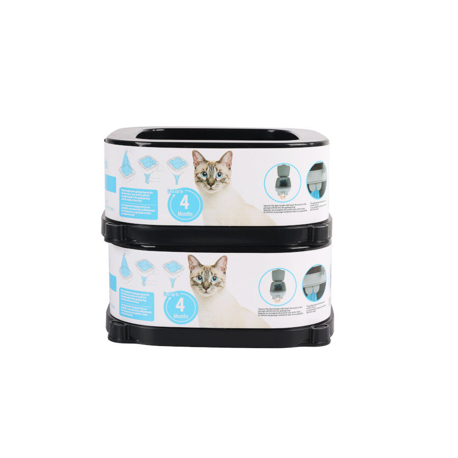 All For Paws Go Fresh Jumbo Repuesto Bolsas Negras para gatos, , large Imagen numero 2