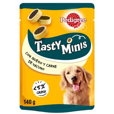 Pedigree Tasty Mini Snacks Sabor Queso y Buey para Perros