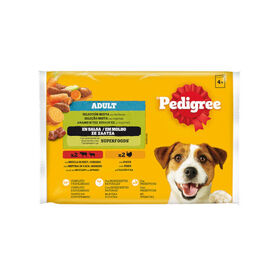 Pedigree Adulto Selección de Carnes Sobre en Salsa para perros