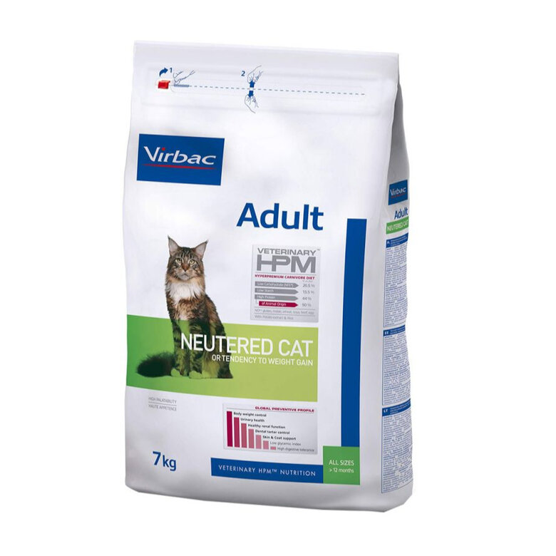 12 kg Virbac Adult Neutered HPM Pienso para gatos,  Imagen numero 1 12 kg Virbac Adult Neutered HPM Pienso para gatos, , large Imagen numero 1