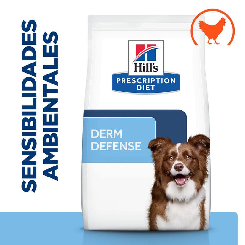 Hill&#039;s Prescription Diet Derm Defense Pollo pienso perro thumbnail