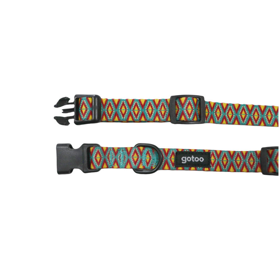Gotoo Collar estampado geométrico para perros thumbnail