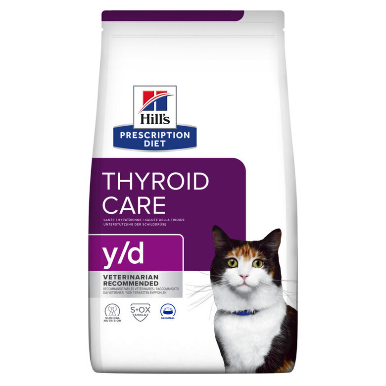 1.5 kg Hill's Prescription Diet Thyroid Care y/d pienso para gatos,  Imagen numero 1 1.5 kg Hill's Prescription Diet Thyroid Care y/d pienso para gatos, , large Imagen numero 1