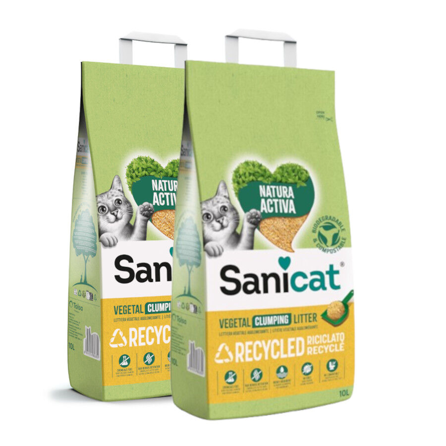 Sanicat Natura Activa Recycled Arena para gatos