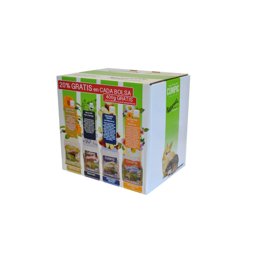Cunipic Naturaliss Heno para roedores &ndash; Multipack 4, , large Imagen numero 1