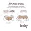 Leeby Colchoneta Impermeable Antipelo negra para perros, , large indicador imagen numero 6