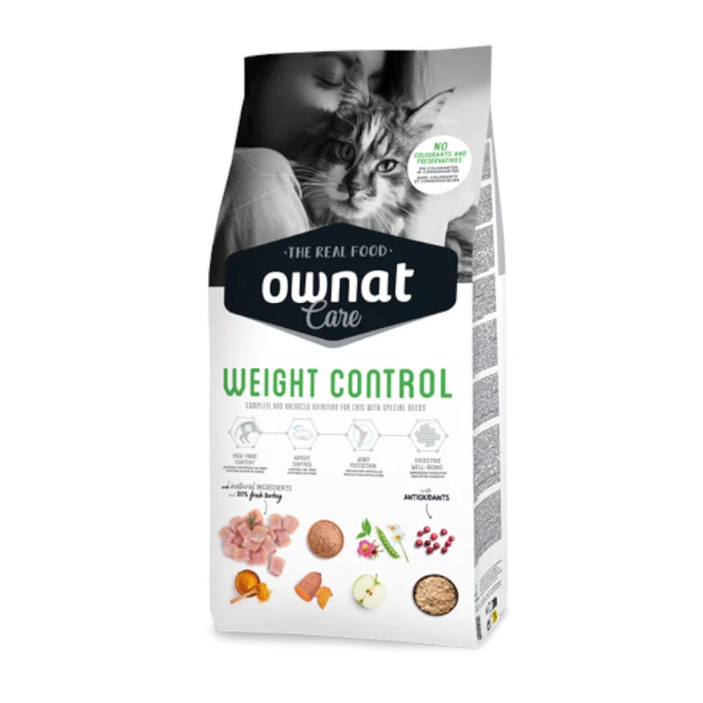 Ownat Care Weight Control Pienso Pavo para gatos,  Imagen numero 1 Ownat Care Weight Control Pienso Pavo para gatos, , large Imagen numero 1