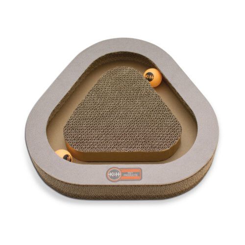 K&H juguete rascador de cart&oacute;n triangular. Imagen numero 1