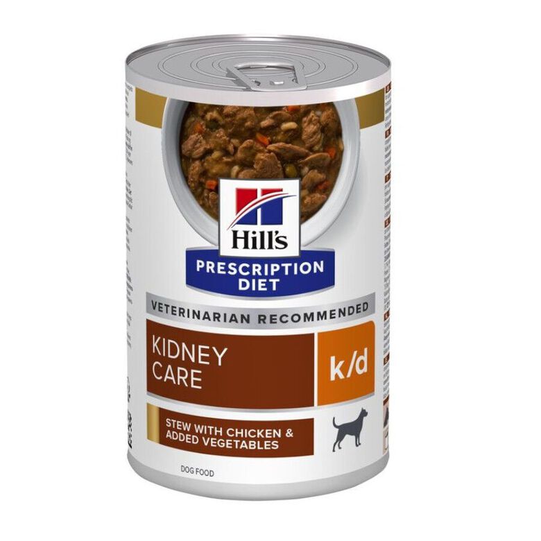 Hill&#039;s Prescription Diet Kidney Care k/d Pollo y verduras en estofado lata para perros thumbnail