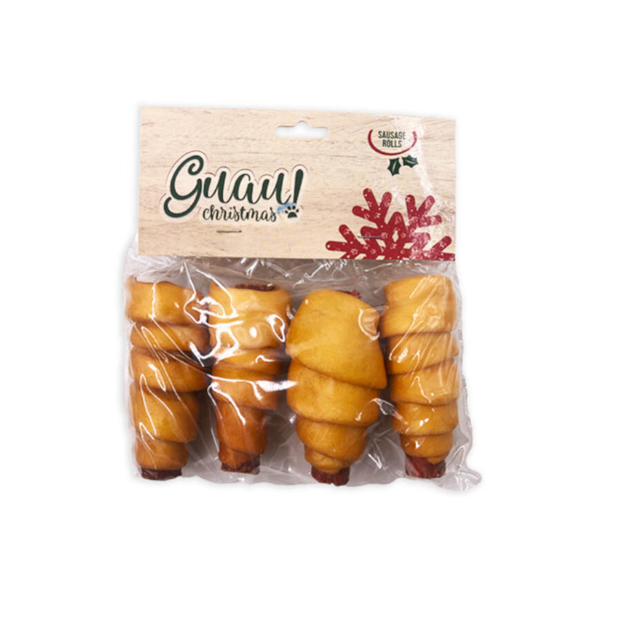 4 uds. Guau Christmas Rollos de Salchicha para perros, , large Imagen numero 1
