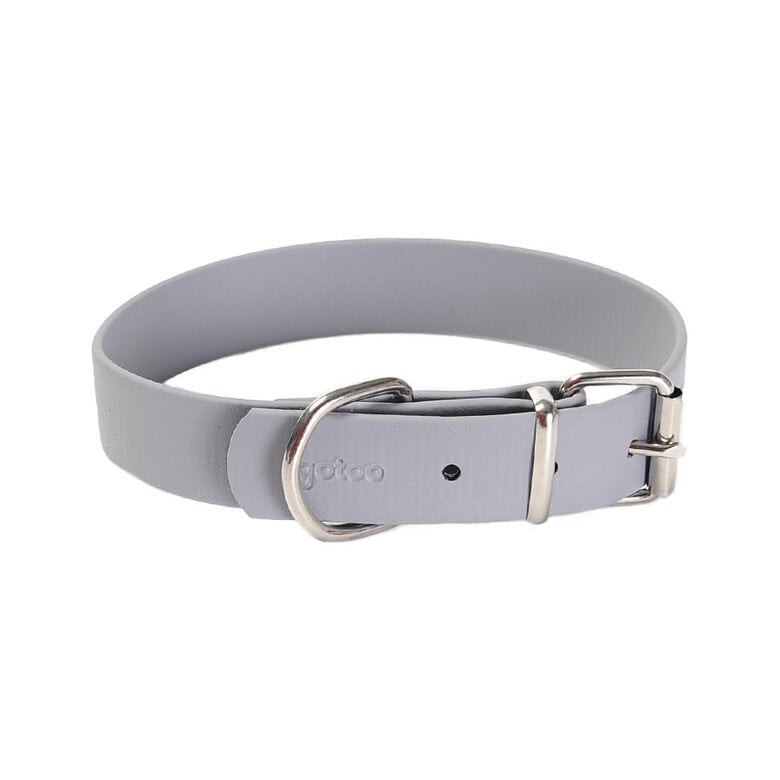 Gotoo Collar Biothane gris para perros,  Imagen numero 1 Gotoo Collar Biothane gris para perros, , large Imagen numero 1