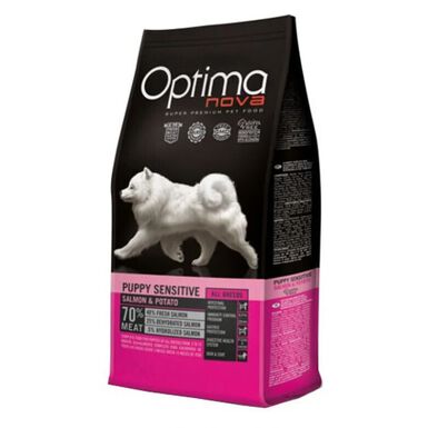 Optima Nova Puppy Sensitive Salmón pienso para cachorros