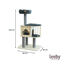 Leeby Cloud Collection torre rascador con cama nido para gatos, , large indicador imagen numero 4