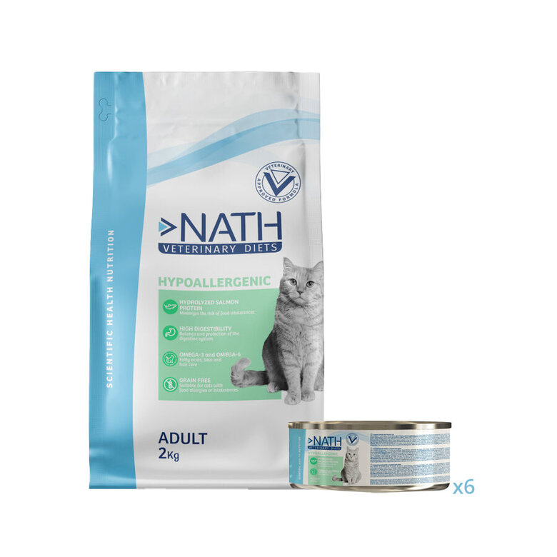 Pack Comida Veterinary Hypoallergenic Gato Nath image number null
