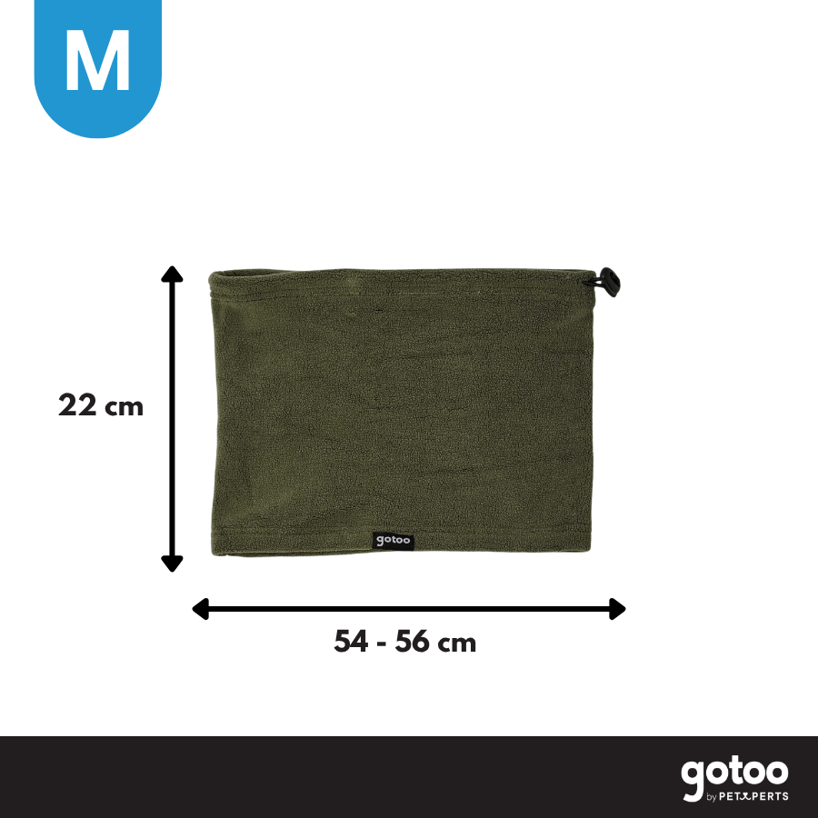Gotoo Bufanda Polar Verde para perros, , large Imagen numero 4