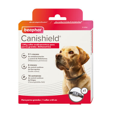 Beaphar Canishield Collar Antiparasitario para perros grandes