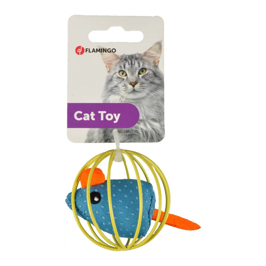 Flamingo Rio Pelota con Ratón para gatos thumbnail