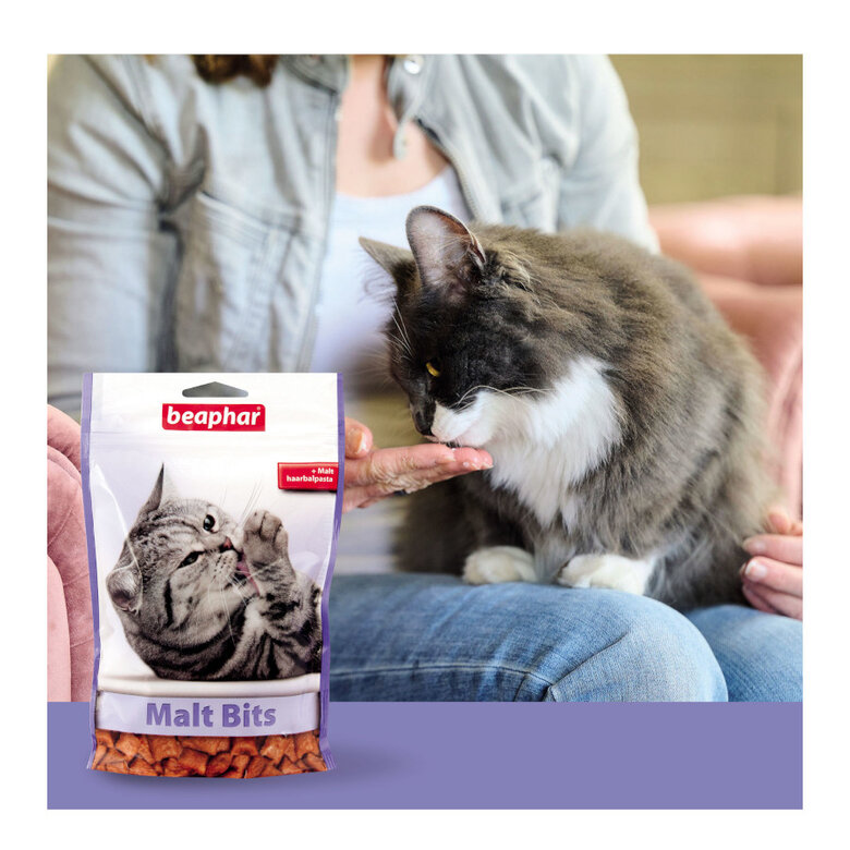 Beaphar Bocaditos Malt Bits para gatos, , large image number null