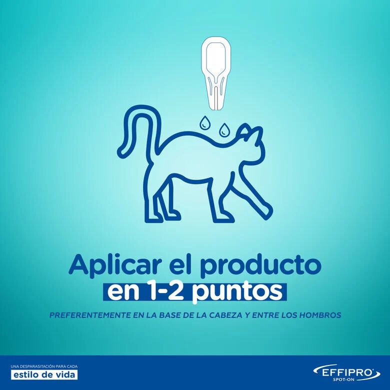 Effipro Pipetas Antiparasitarias para gatos thumbnail