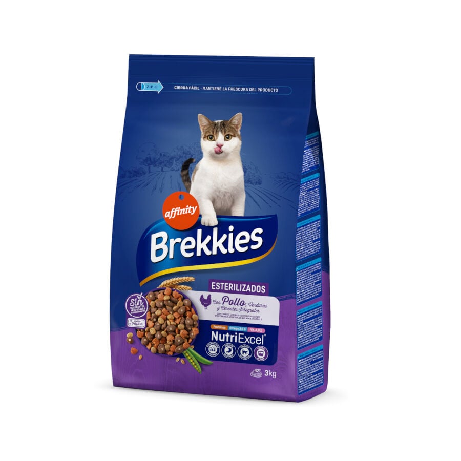 Affinity Brekkies Esterilizados Pollo pienso para gatos