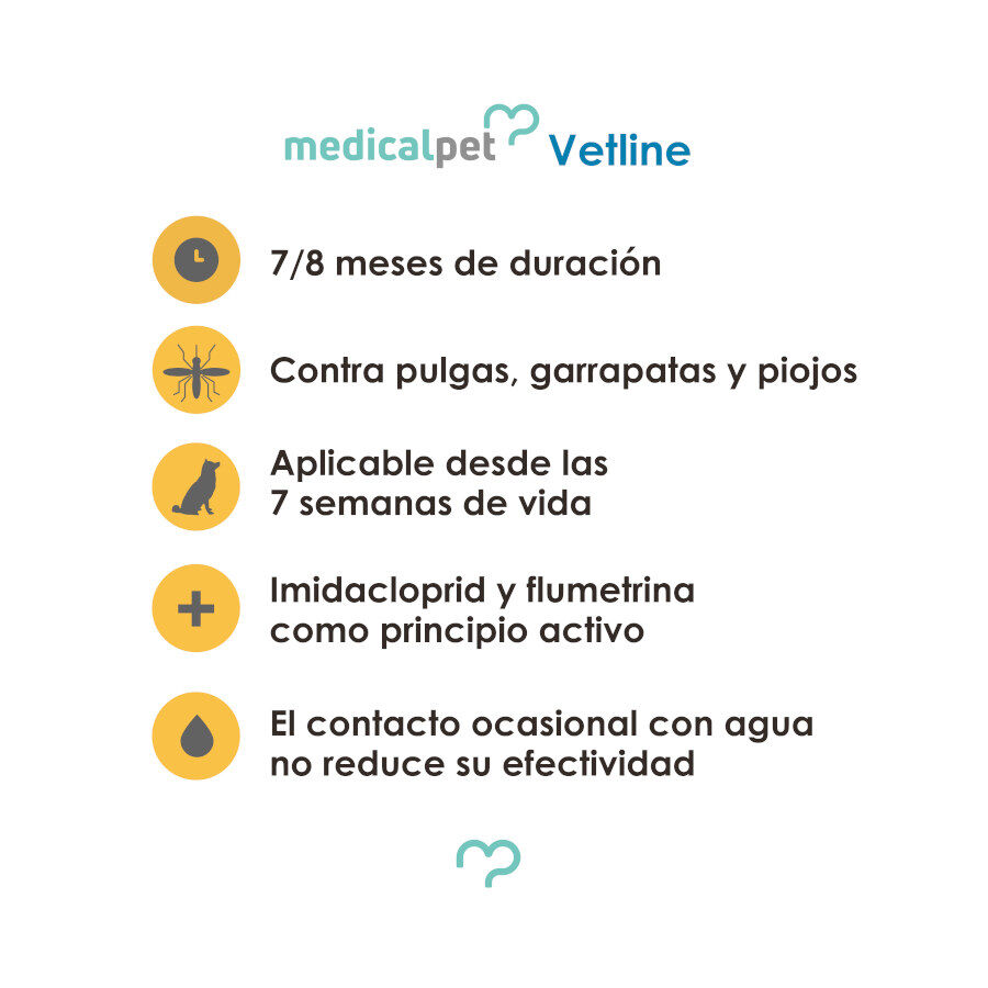 Medicalpet Vetline Collar Antiparasitario para perros, , large Imagen numero 5
