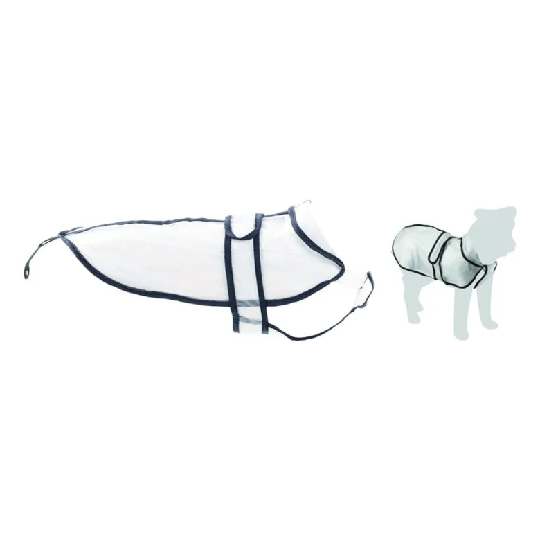 Flamingo Classic Chubasquero Transparente para perros, , large image number null
