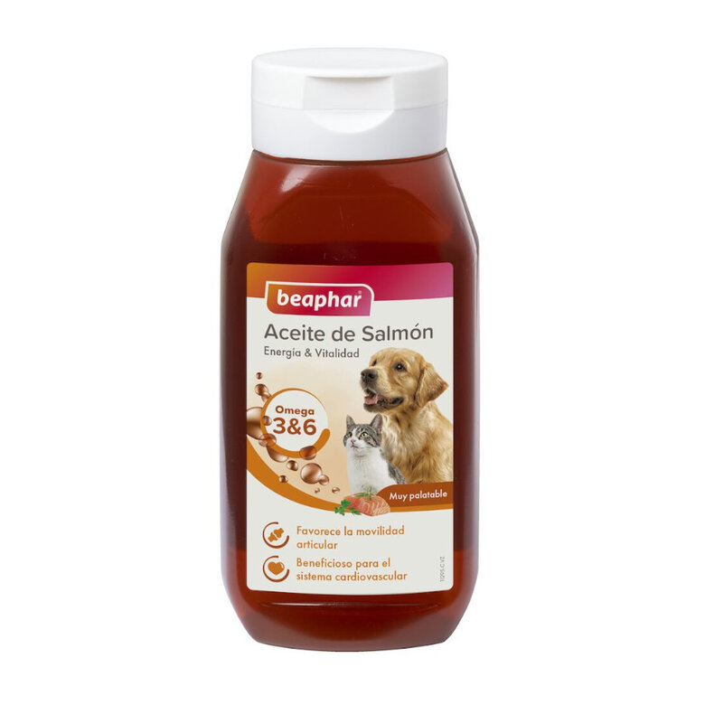 Beaphar Aceite de Salmón para perros y gatos, , large image number null