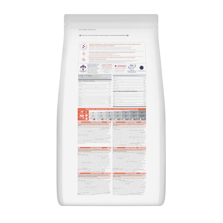 14 kg Hill's Science Plan Perfect Digestion Adult Medium Pollo pienso para perros, , large Imagen numero 8
