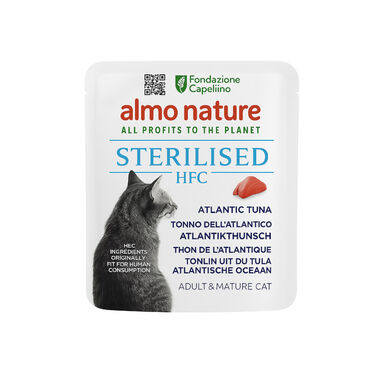 Almo Nature HFC Sterilised Atún del Atlantico en sobre para gatos
