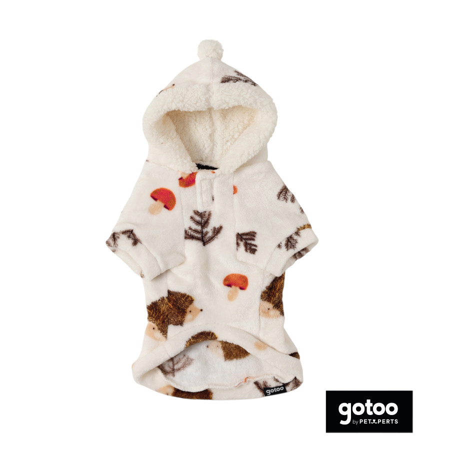 Gotoo Sudadera Forro Polar Estampado Erizo para perros, , large Imagen numero 2