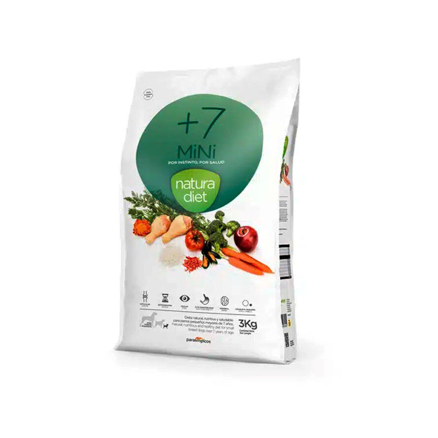 Natura Diet +7 Mini pienso para perros