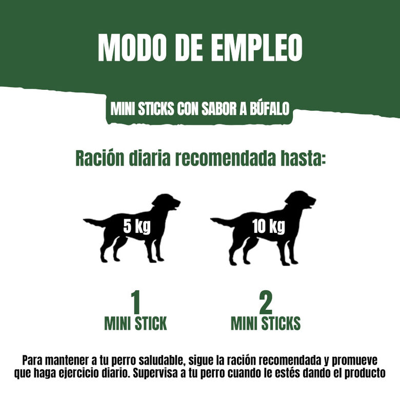 Adventuros Mini Sticks Búfalo Salvaje para Perros thumbnail