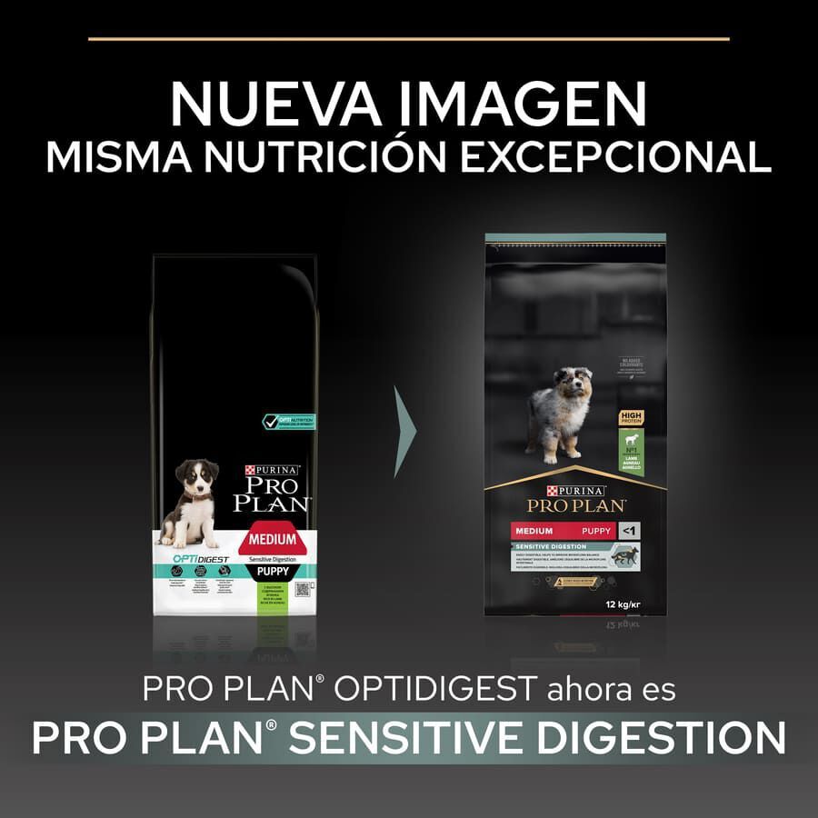 Pro Plan Puppy  Medium Digestión Cordero pienso para perros thumbnail